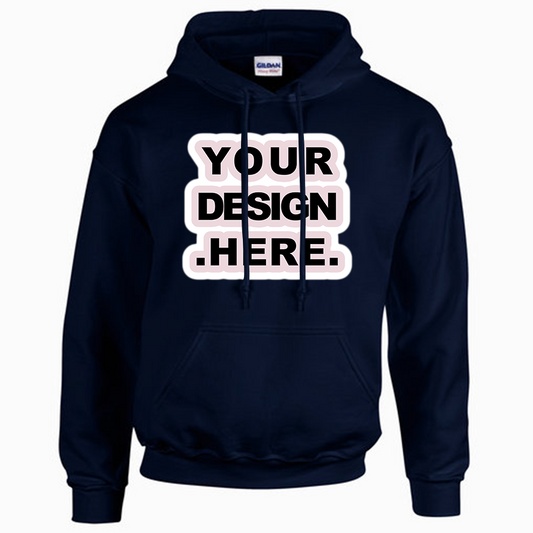 Custom Printed Unisex Hoodies (Full Service - Print, Press & Shipped)