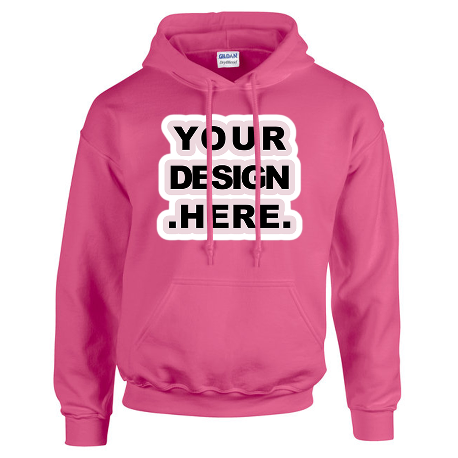 Custom Printed Unisex Hoodies (Full Service - Print, Press & Shipped)