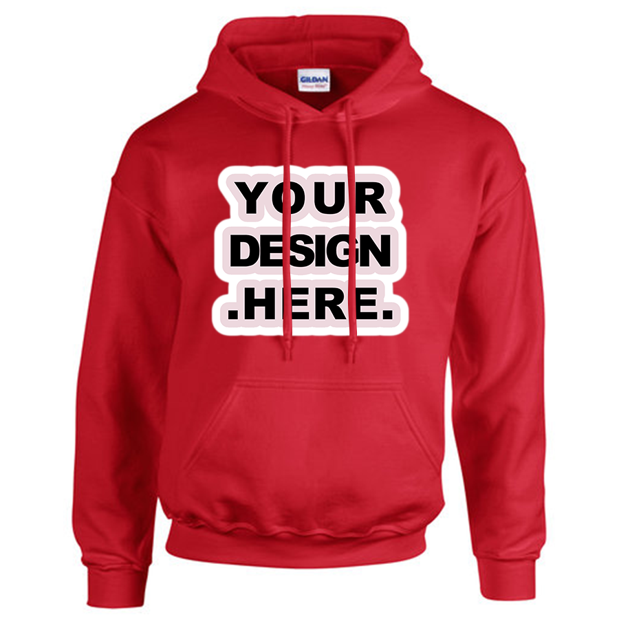 Custom Printed Unisex Hoodies (Full Service - Print, Press & Shipped)