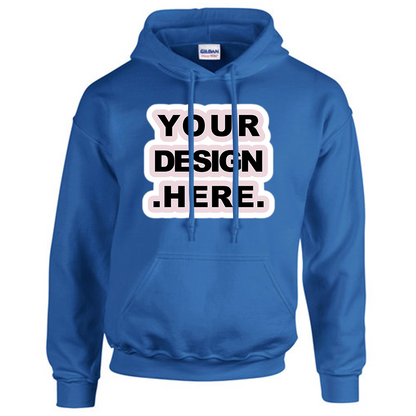 Custom Printed Unisex Hoodies (Full Service - Print, Press & Shipped)