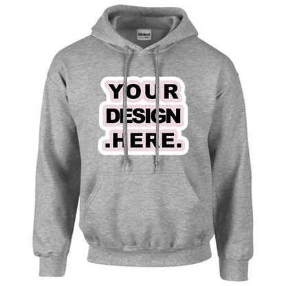 Custom Printed Unisex Hoodies (Full Service - Print, Press & Shipped)