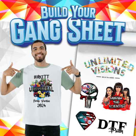 Build Your DTF Gang Sheet Online